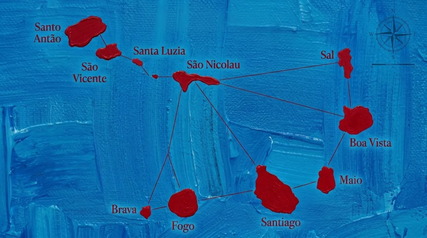 Mapa de Cabo Verde